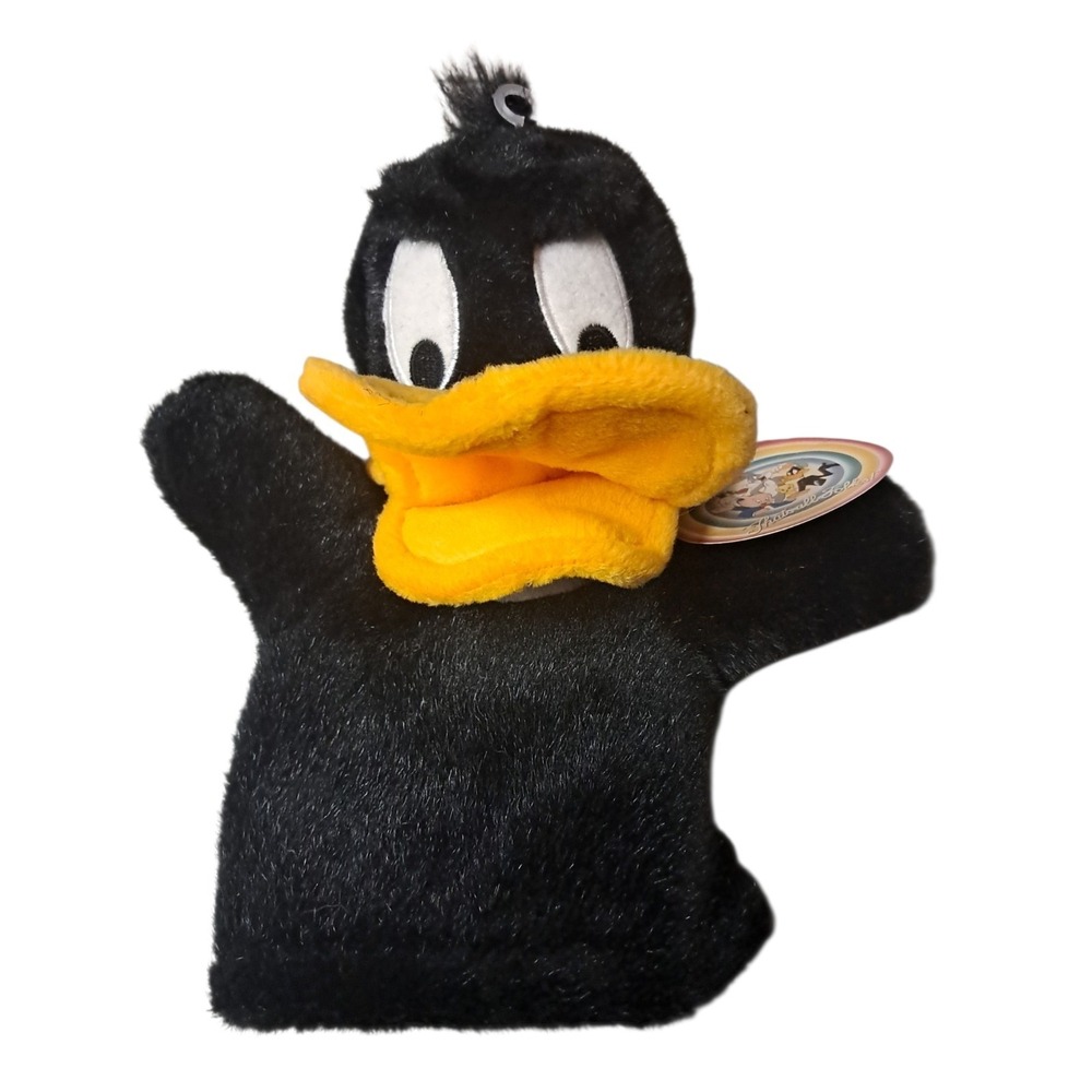 Daffy Duck Hand Glove 10" Puppet Plush 1995 Warner Bros. Vintage - Picture 6 of 9